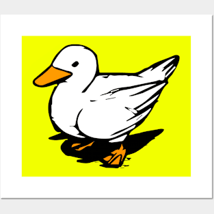 Cute duck - Rubber duck - Rubber duckie Posters and Art